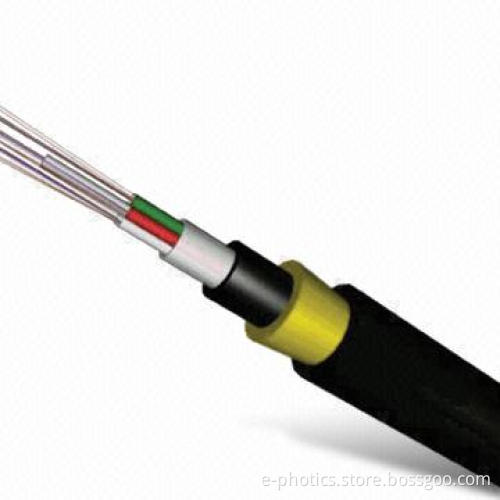 Fiber-optic Cable with Loose Tube Strands and Non-metallic Strengthening